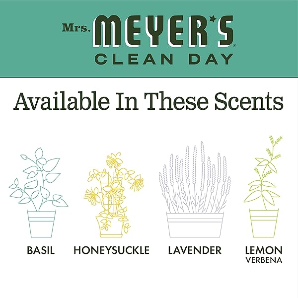 MRS. MEYER’S CLEAN DAY MULTI-SURFACE EVERYDAY CLEANER, BASIL 16 OZ (PACK OF 6)