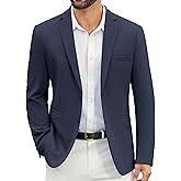 COOFANDY Men's Casual Blazer Slim Fit Suit Jackets Two Button Lightweight Knit Sport Coat