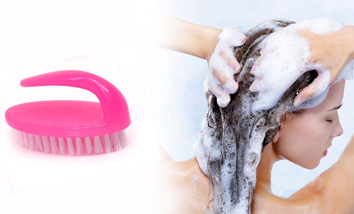 Buy Boxo Comfortable Plastic Body Washing Hair Shampoo Brush Comb