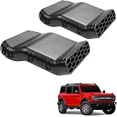Mabett Under Seat Vent Deflectors for 2021-2026 Ford Bronco 4-Door | Not for Bronco Sport or 2-Door, Redirect Air Upward, Improve Rear-Seat Comfort, Easy Clip-On Install