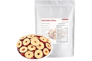 Dried Red Dates 500g Sweet Crisp Seedless Jujube Slices Tea Tranches De Thé Dry Jujubees Fruit For Tea/Snacks/Baking/Cooking