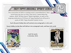 2021 Topps Update Series Baseball Hobby Box 24