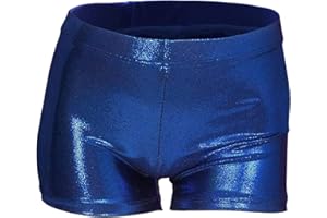 iLover Girls' Sparkle Glitter Shorts Dance and Tumbling Athletic Gymnastics Shorts Bottoms