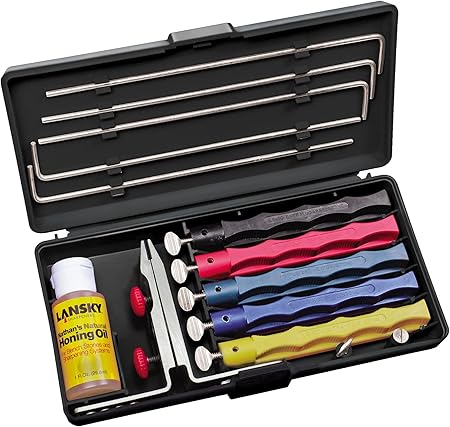 Lansky Deluxe 5-Stone Sharpening System 