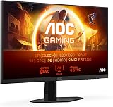 AOC Gaming 27G4XE 27 Inch FHD 180Hz IPS 1ms FreeSync G-Sync Monitor Speakers HDR view 1