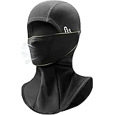 BOWDEX Balaclava Windproof Winter Face Mask Warm Fleece Ski Mask Men, Thermal Face Mask Winter Windproof Fleece Ski Motorcycle Black