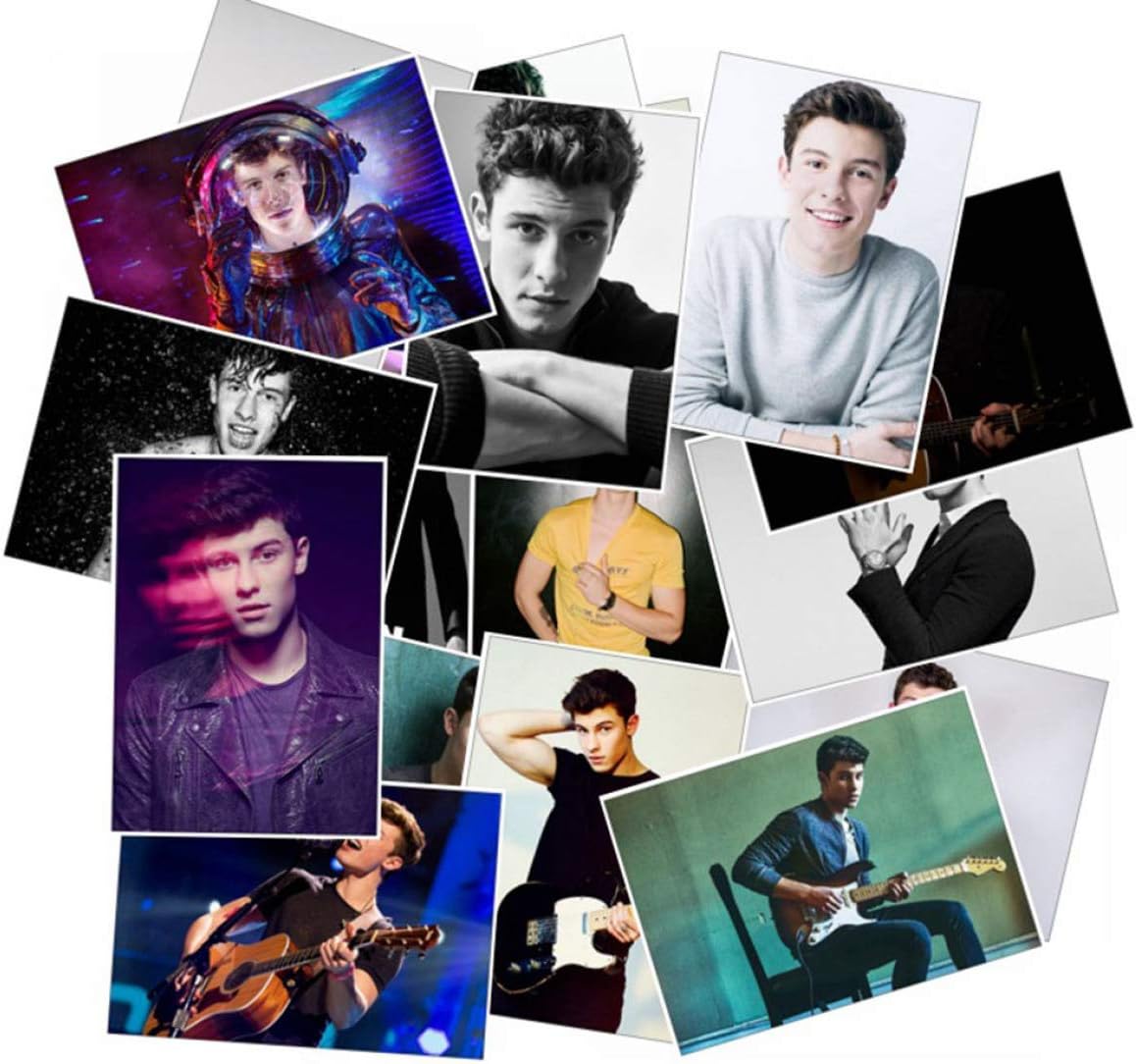 dgsdg Beneficial 25Pcs Shawn Mendes Funny Mini Photo Sticker Home Decor Decal Stickers For Luggage Laptop Skateboard