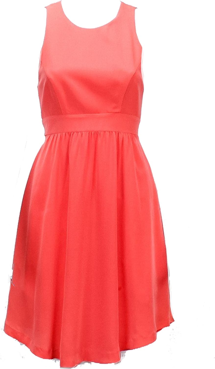 casual coral dress