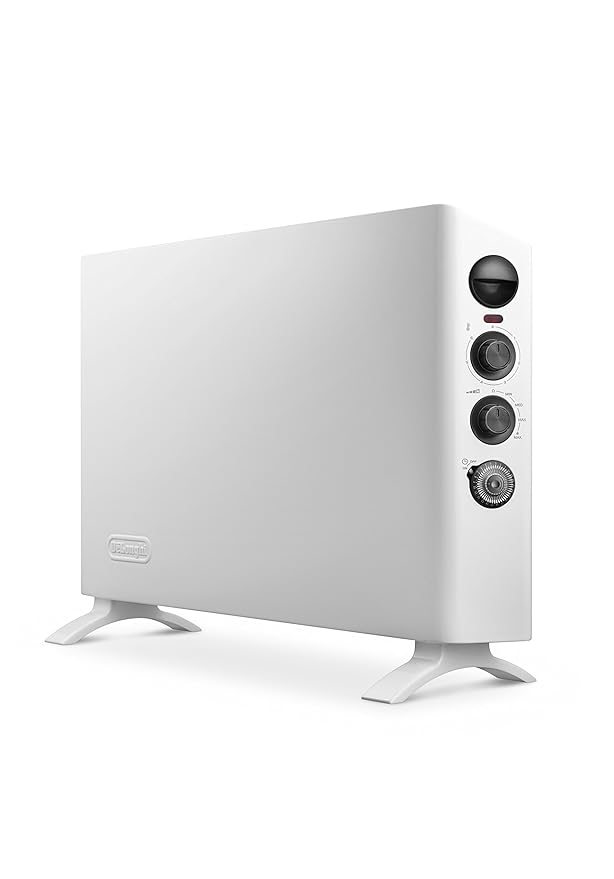 title=De'Longhi HSX3320FTS Slim Style Convettore Elettrico, Bianco