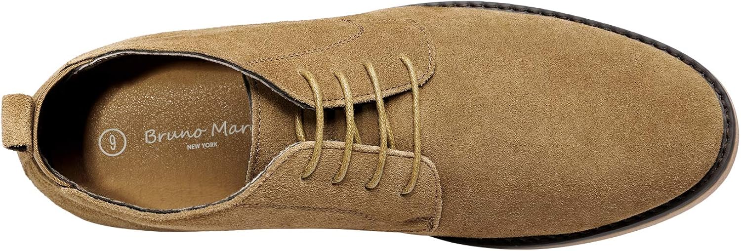 bruno marc new york men's classic original suede leather desert storm chukka boots