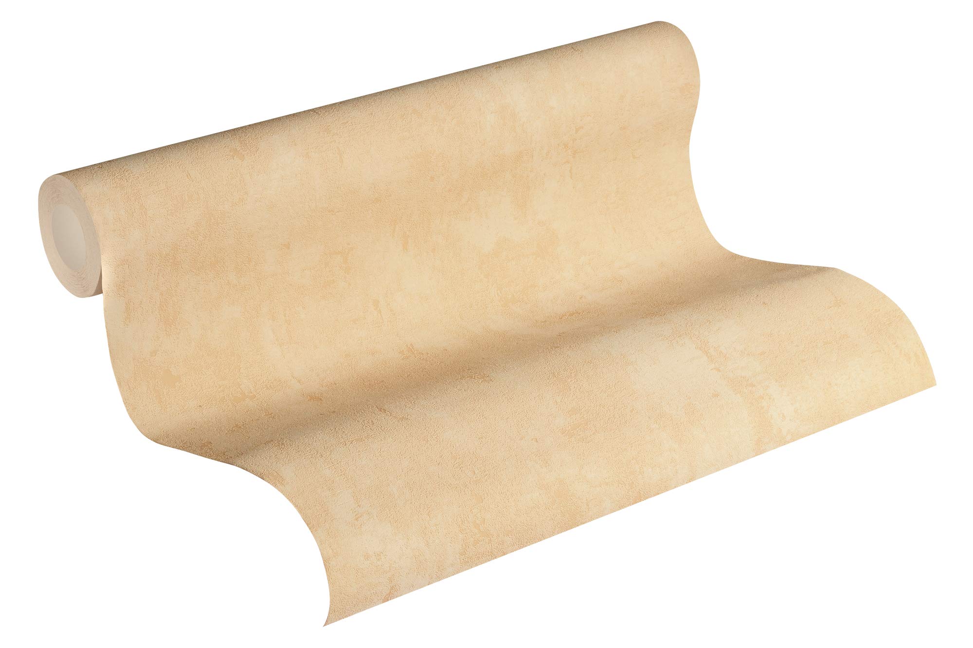 A.S. Création Plain Wallpaper Blooming Non-Woven Wallpaper 10.05 m x 0.53 m Orange Made in Germany by Livingwalls 224071 2240-71