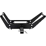 7BLACKSMITHS 10" x 4 1/2" Cradle Winch Mounting Plate Winch Mount Recovery Winches Bumper 2'' Hitch Receiver 15000 Lb Capacit