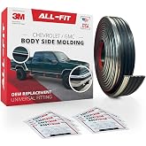 All-Fit Automotive Replacement Body Side Molding for Chevy (2.5" - 26 Ft) | OEM Grade Chrome Trim fits 88-99 Chevy Tahoe, GMC Suburban, Silverado, Yukon, Blazer, and More &ndash; Easy to Install OBS