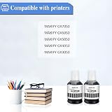 SHUOLEI GI-56 Ink Bottle 2-Pack Black for Canon MAXIFY GX7050 GX6050 GX5050 view 2