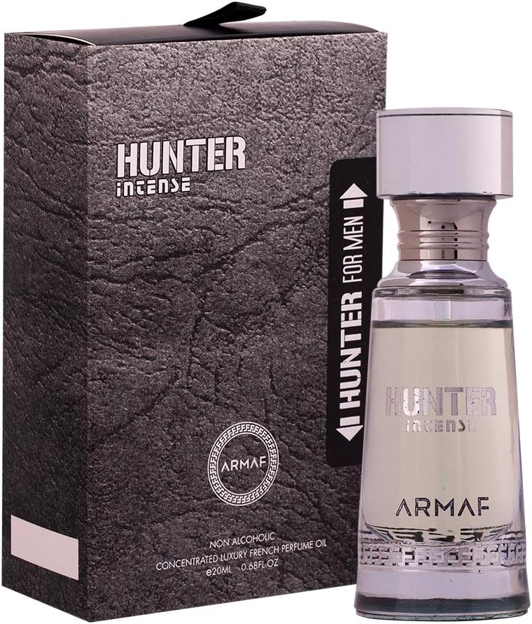 Armaf Hunter Intense For Men Luxury Perfume Oil 20ml Woody Floral Musk Fragrance