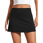 CRZ YOGA Butterluxe High Waisted Tennis Skirts for Women - Mini Lined A Line Golf Casual Skort with Inner Pockets