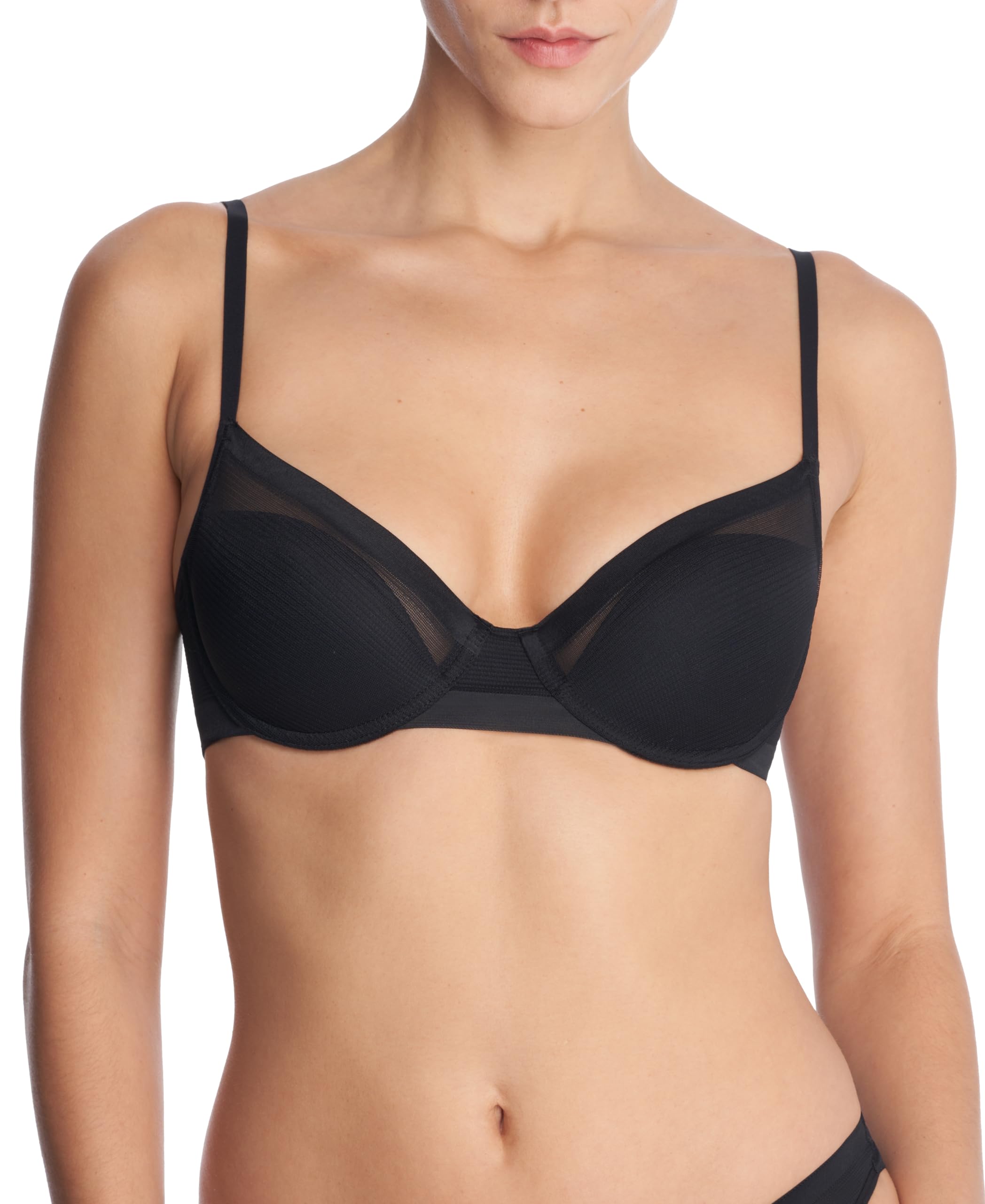 Photo 1 of Natori Women's Scope Balconette Underwire T-Shirt Bra 722340, Black, 34D