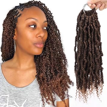 Amazon Com Stamped Glorious Spring Twist Hair Crochet Curly Hair