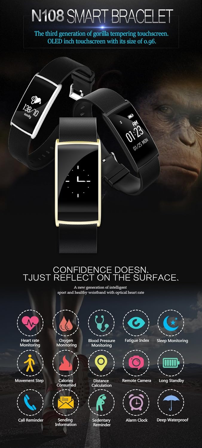 n108 smart wristband
