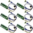 6-Pack PCIe VER 006 PCI-E 16x to 1x Powered Riser Adapter Card w/ 60cm USB 3.0 Extension Cable & MOLEX to SATA Power Cable - GPU Riser Adapter - Ethereum Mining ETH