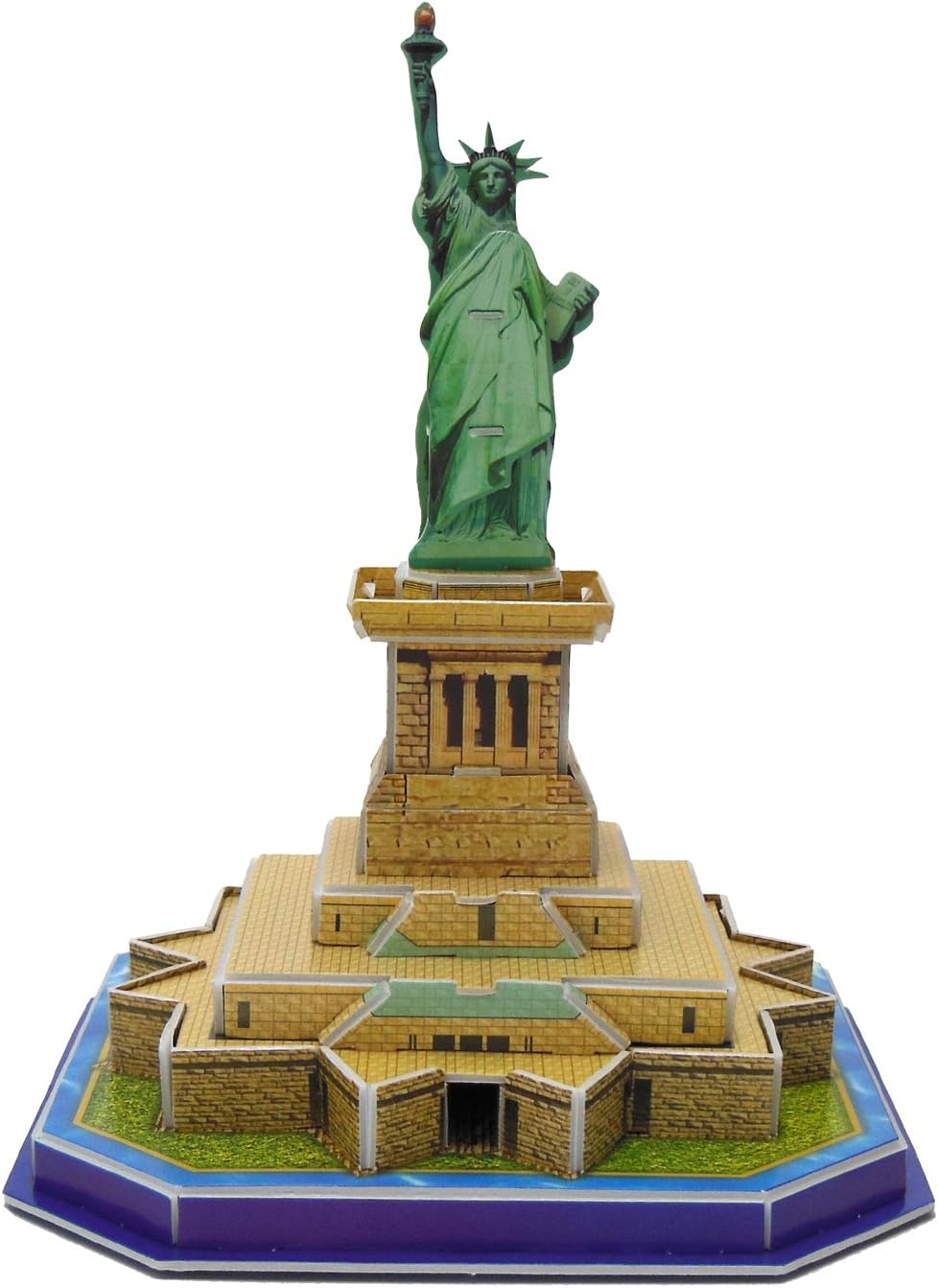 Creative 3D Puzzle Paper Model Statue of Liberty DIY Fun & Educational Toys World Great Architecture Series, 29 Pcs