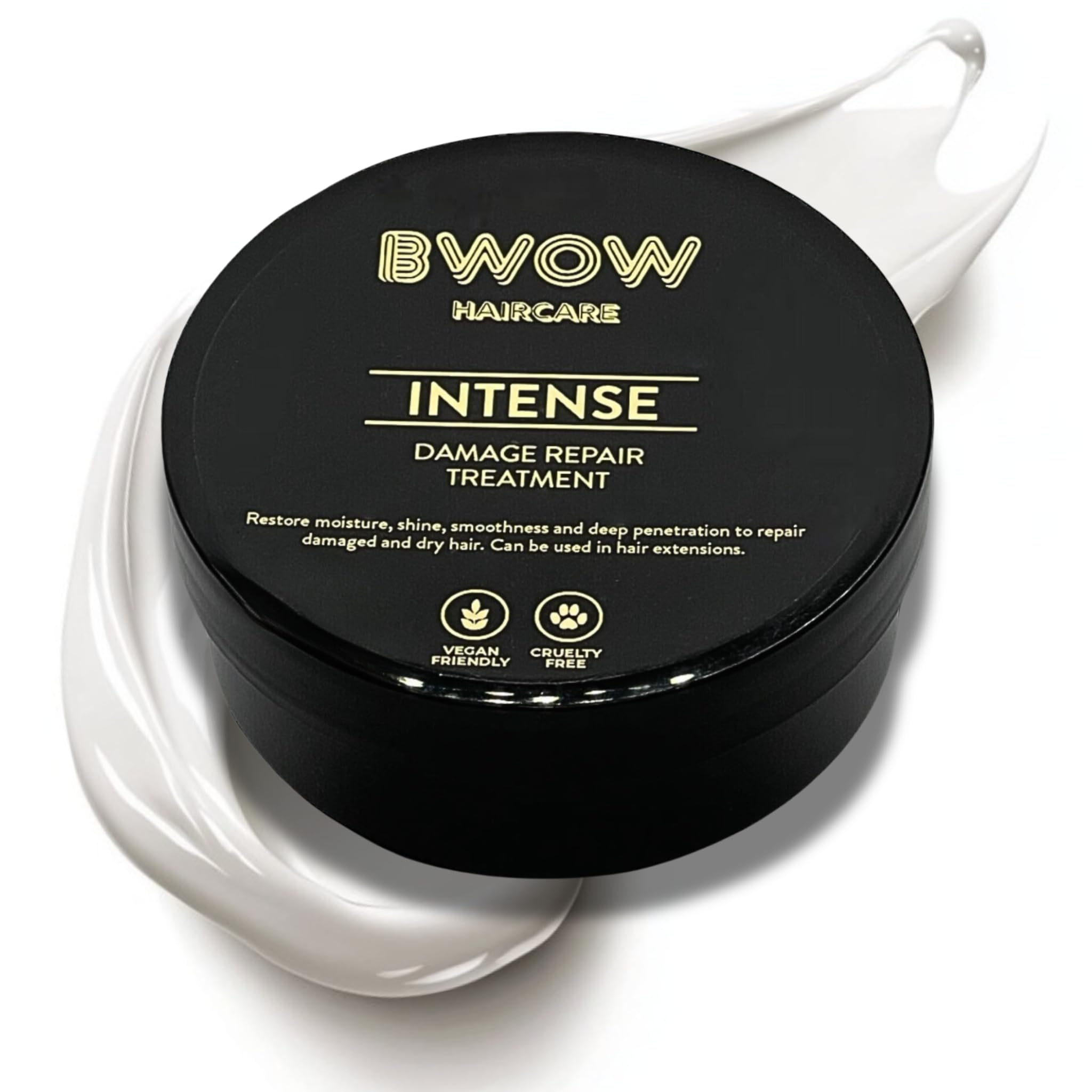 Intense Nourishing Hair Mask for Dry Colour Treated or Damaged Hair Vegan Deep Conditioning Formula for Frizz Control Soft Texture Healthy Shine Rehydration Strength & Split Ends All Hair Types 250ml