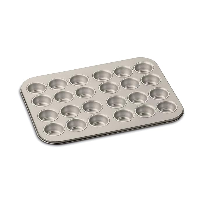 Cuisinart AMB-24MMPBZ Chef's Classic Non-Stick 24 Cup Mini Muffin Pan, 14", Bronze