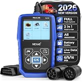 NEXAS NL102 Heavy Duty Truck Diagnostic Scanner for Diesel Trucks | HD Scan Tool with Live Data &amp; DTC, J1939/J1708 Truck Code Reader for Freightliner, Detroit, PACCAR and More, Class 4-8 Trucks