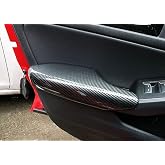 TERDARAY Inner Door Panel Decoration Compatible With Honda Civic 11TH GEN 2026 2025 2024 2023 2022 Door Panel Armrest Cover Trims Interior Car Accessories ABS 4PCS(Carbon Fiber Style)