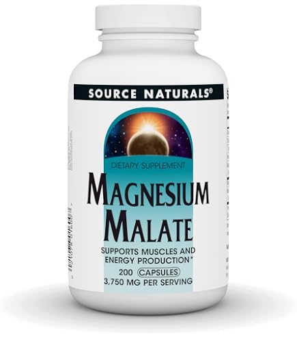 Complément Alimentaire Magnesium Malate Now Foods 1000mg - 180 Comprimés - Neuf Des USA