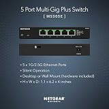 NETGEAR MS305E 5 Port 2.5GB Switch Multi-Gig Desktop Wall Mount view 2