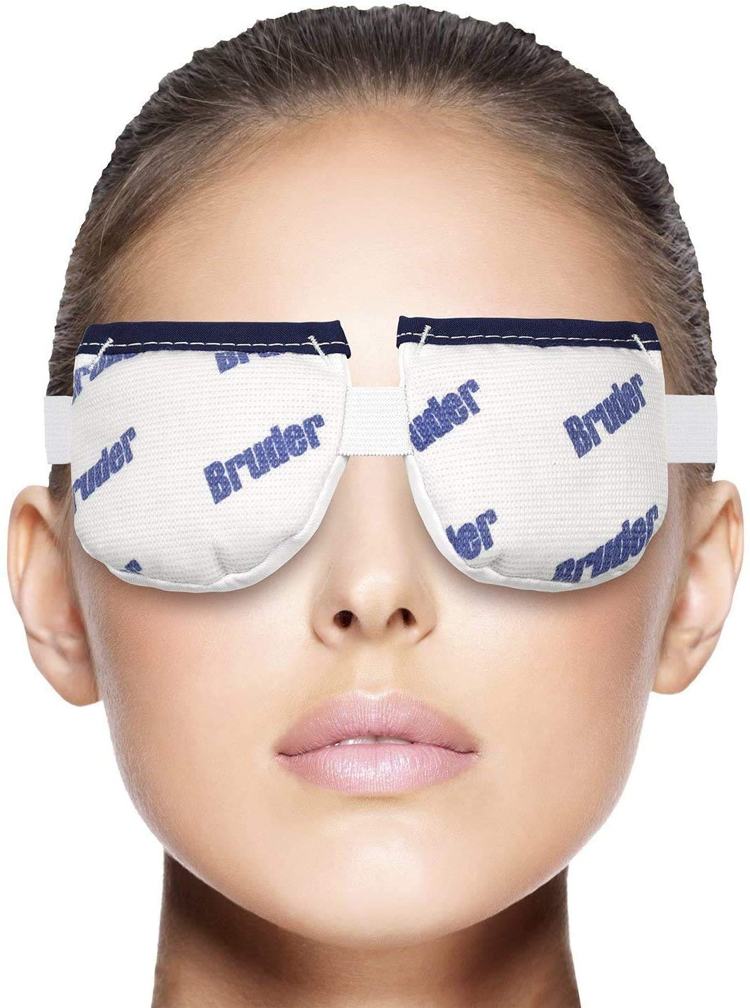 Bruder Moist Heat Eye Compress | Microwave Activated | Eye Mask | Reusable, Washable, and Non-allergenic | Fast Acting and Effective Relief for Dry Eye and Other Eye Irritation |(Pack of 2)