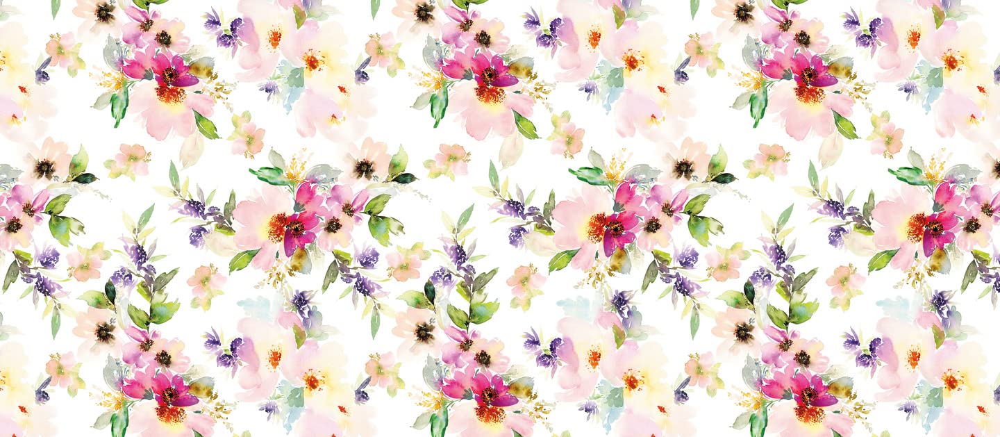 d-c-fix Oilcloth Tablecloth PVC-Free Spring Blossom – Washable Waterproof – Indoor and Outdoor – Oilcloth Plastic Tablecloth, Wax Tablecloth – 110 cm x 140 cm, Square