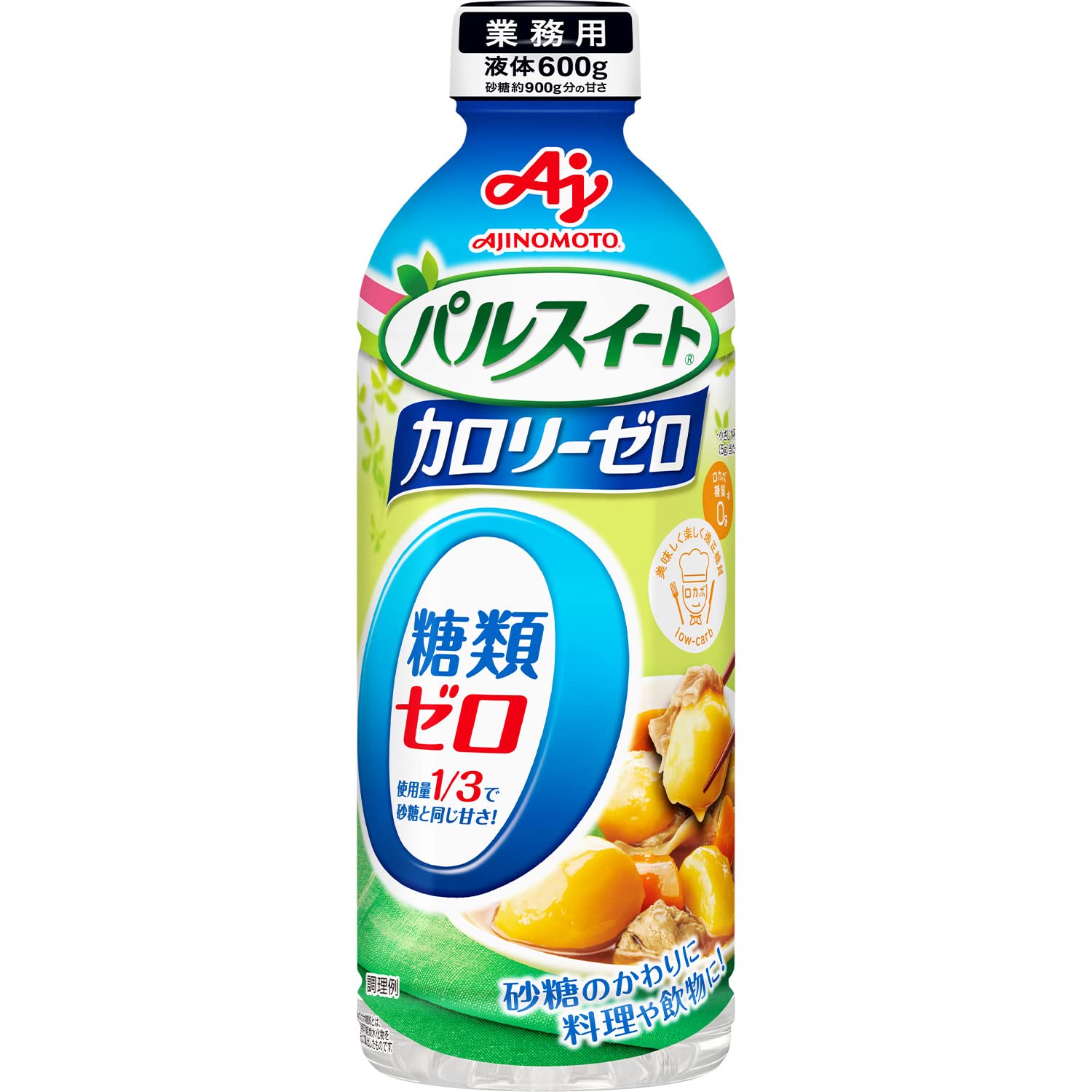 味の素 パルスイートカロリーゼロ液体タイプ 600gボトルの商品画像