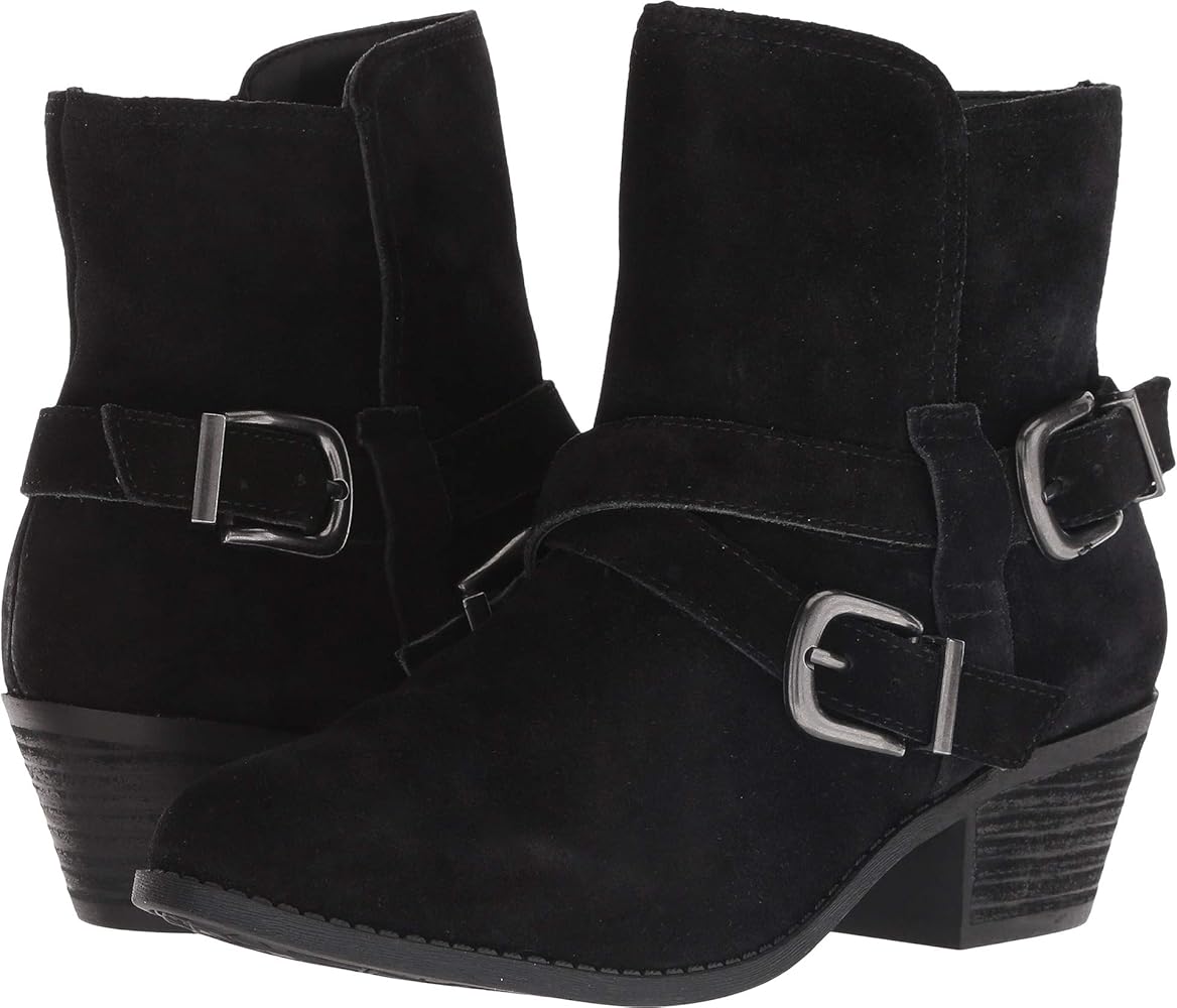 me too suede booties