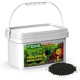 FZONE Aquarium Soil for Planted Tanks,No Rinsing Aquarium Substrate 8L/18lb | Nutrient-Rich Organic Formula, Shrimp&amp;Fish Safe, 3mm Granule Size, Dust-Free, pH Stable,for Aquarium Plant Growth
