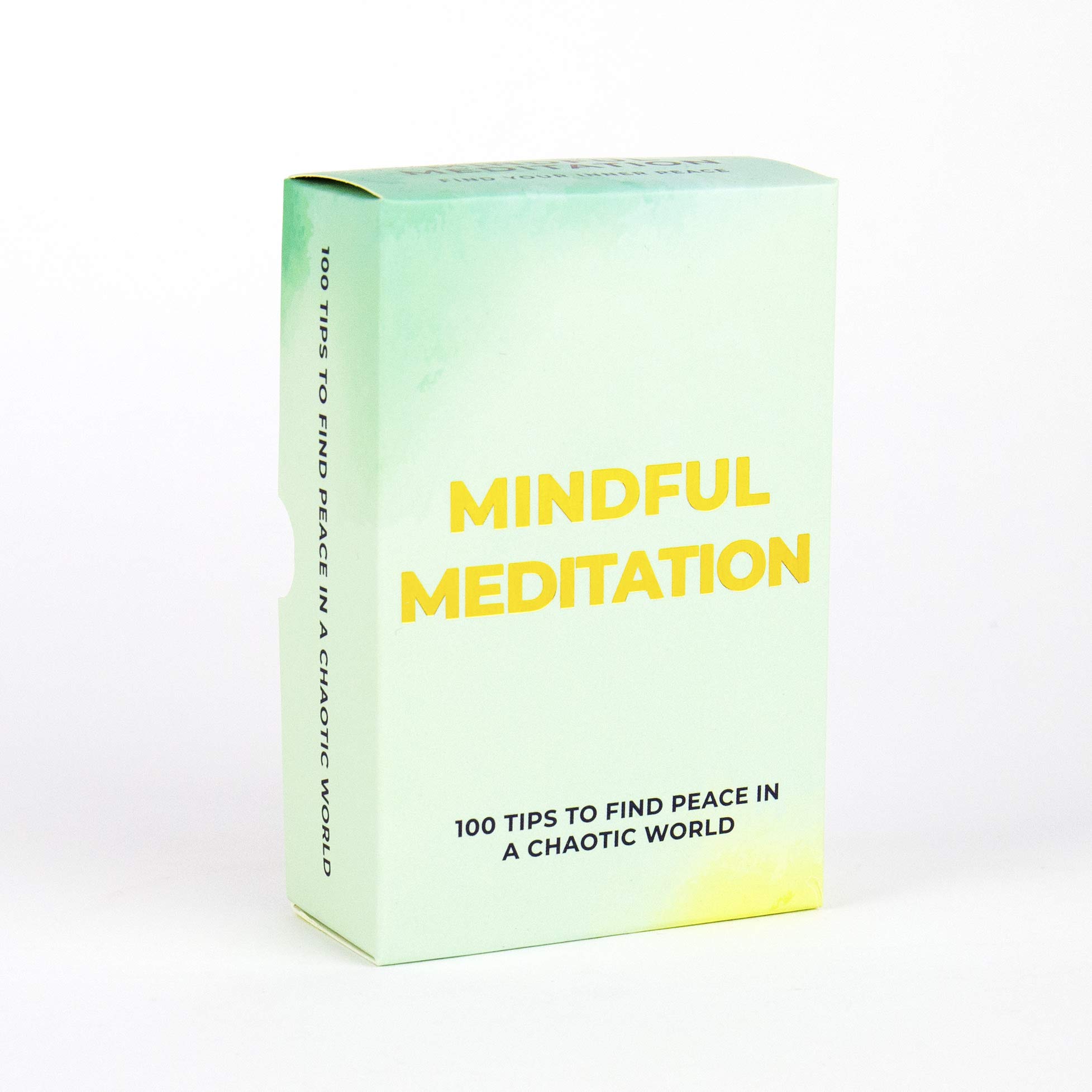 Gift Republic Mindful Meditation Cards 100 Mindfulness Guidance Cards Calming Meditation Gift Self-Care Positive Affirmation Anxiety-Relief