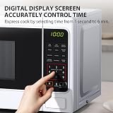 Toshiba 20L 800W Digital Solo Microwave 11 Power Levels 6 Presets White view 6