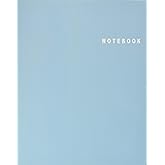 Notebook: Unlined/Plain Notebook - Large (8.5 x 11 inches) - 106 Pages || Pastel Blue Softcover