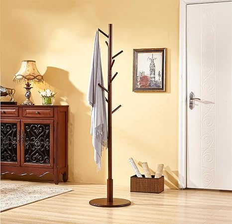 Amazon De Qqaa Garderobenleiste Aus Massivholz Fur Schlafzimmer Minimalistisch Modern Kreativ 1