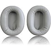 hopopower Replacement Earpads Cushions for Sony WH-CH710N / WH-CH720N Over-Ear Headphones, Ear Pads with Soft Protein Leather, High Density Foam (Grey)
