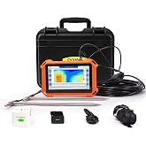 PQWT PQ225A Underground Water Detector for Well Borehole Groundwater Finder | 50/100/200M Depth Selected Aquifer Scanner Automatic Mapping Geological Natural electric field exploration instrument