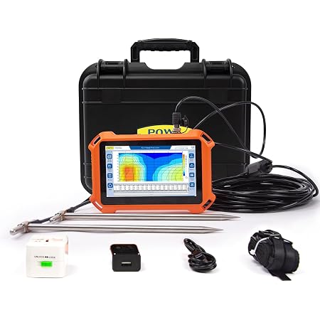 PQWT Detector de agua subterránea PQ225A para buscador de aguas | 50/100/200M profundidad seleccionó el instrumento eléctrico