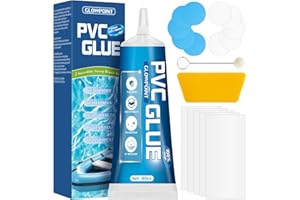 GLOWPOINT Kit de réparation de matelas pneumatique, kit de réparation transparent pour jacuzzi, kit de réparation en vinyle p