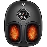 COMFIER 2026 Shiatsu Foot Massager with Heat,Compression,Kneading &Rolling,Foot Massager for Neuropathy,Plantar Fasciitis,Upgraded for Larger Feet Machine(Size 15),Home or Office,for Men Women