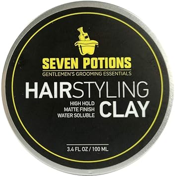 Amazon Com Hair Styling Clay For Men 3 4 Fl Oz Matte Finish