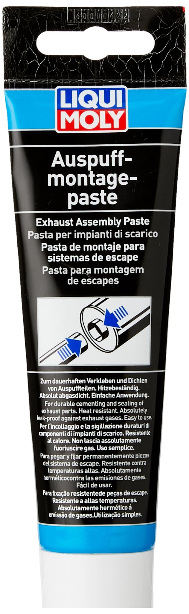LIQUI MOLY Exhaust Assembly Paste | 150 g | Paste | SKU: 3342, farblos, blue