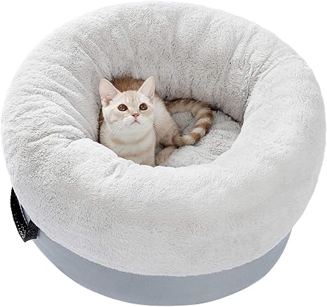Amazon Brand Eono Panier Coussin Pour Chat Corbeille Pour Chat Panier Rond Epais Et Confortable Maison Lit Pour Chat Coussin Chat Canape Panier A Chat Chaton Chiot Dia 50cm 19 7 Amazon Fr Animalerie