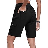 MoFiz Women's Hiking Shorts Athletic Outdoor Cargo Shorts for Women Quick Dry Running Summer Shorts with Pockets