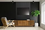 Fuse Acoustic Wall Panels Charcoal Oak 240cm x 60cm Pack of 3 view 5